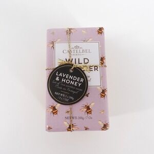 Castelbel Porto Wild Lavender & Honey Scented Soap Set 2 Bars 7oz Portugal